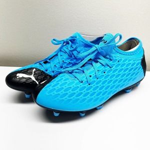 NEW Puma Future 5.4 Netfit Firm Ground Soccer Cleats Mens Blue Shoes